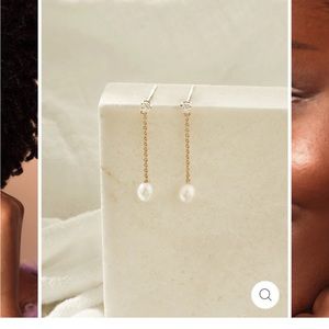 Olive and piper earrings never worn